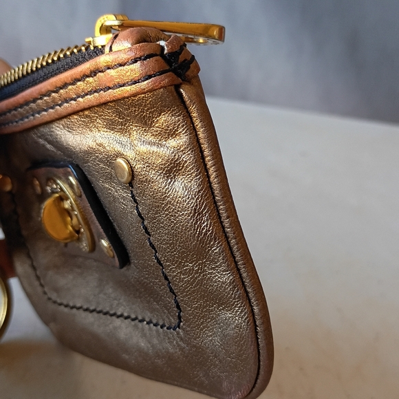 Marc Jacobs Metallic Leather Coin Purse - Picture 11 of 11